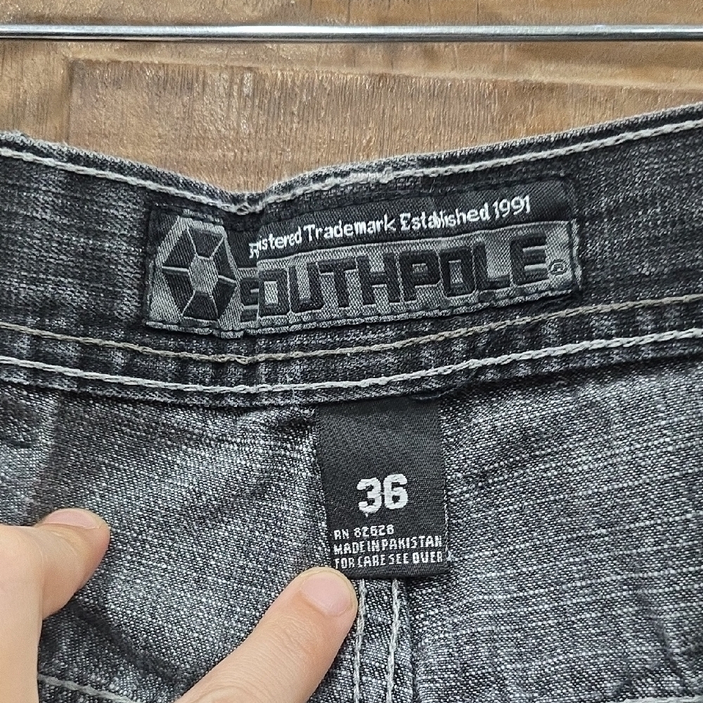 South Pole Dark Gray Relaxed Jeans - Picture 3 of 6